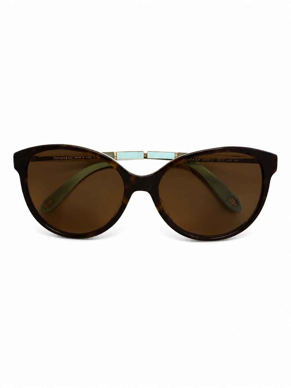 Tiffany & Co. Tortoise & Tiffany Blue Cat Eye Sunglasses